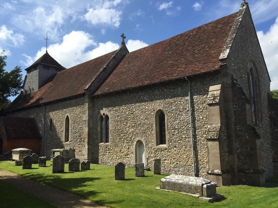 William Cowper's grave and memorial headstone, Bishops Sutton, UK (1).jpg
